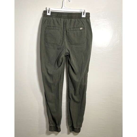 Hollister Women’s Size Small Green High Rise Jogger Pants Drawstring Streetwear - Picture 2 of 9